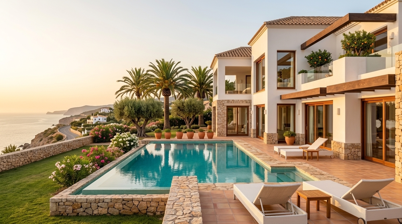 Villa mediterránea de lujo